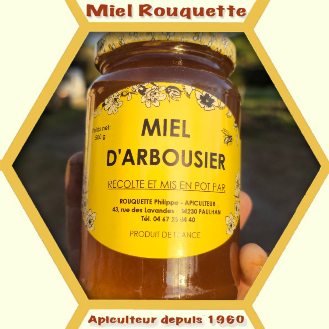 MIEL D'ARBOUSIER 500 g