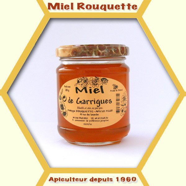 MIEL DE FLEURS DE GARRIGUES CREMEUX 250 G