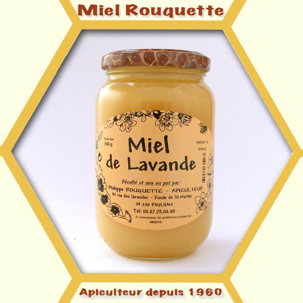 MIEL DE LAVANDE 500 g cremeux