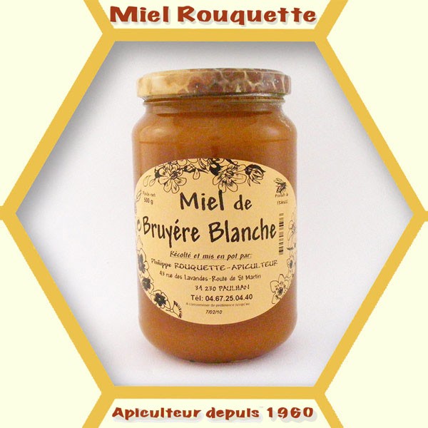 MIEL DE BRUYERE BLANCHE 500 g