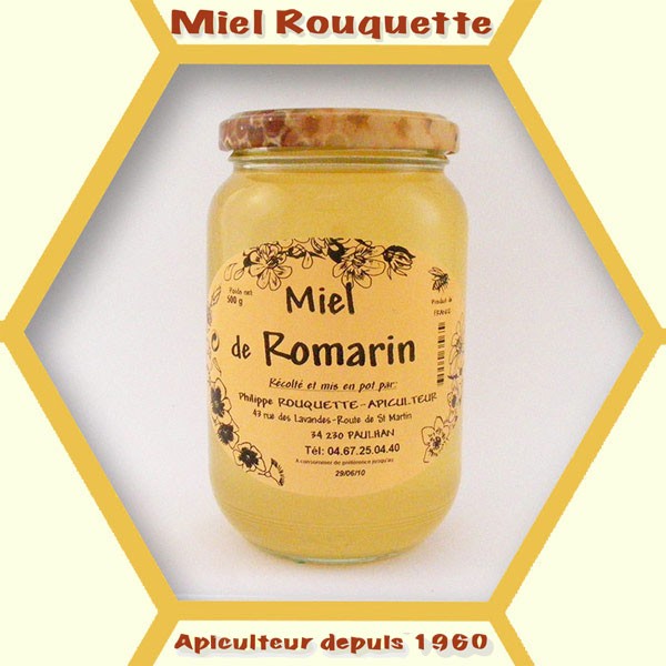 MIEL DE ROMARIN 500 g