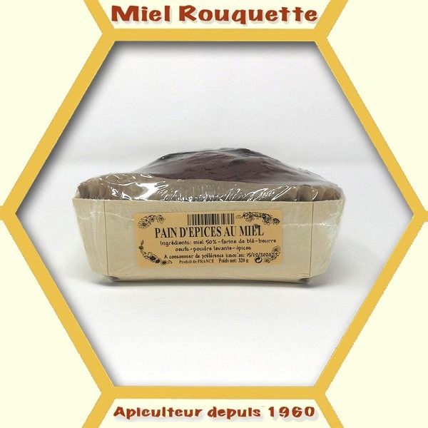 PAIN D'EPICES au miel (50%)  330g